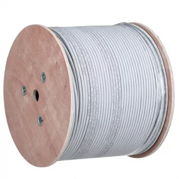 Kabel sieciowy Alantec KIU6ALSOH500D Cat6 U/UTP 23 AWG LSOH 500 m szary