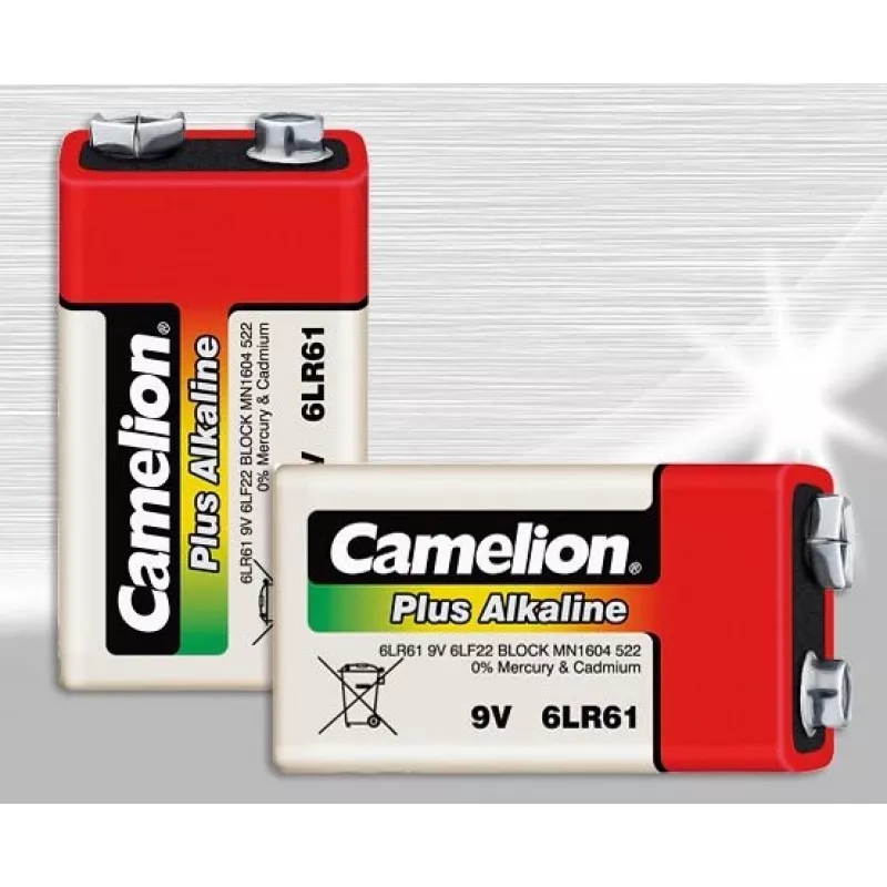 Bateria jednorazowa Camelion 6LR61-SP1 9V alkaliczna