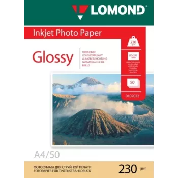 Lomond Photo Inkjet Paper Glossy 230 g/m2 A4, 50 arkuszy