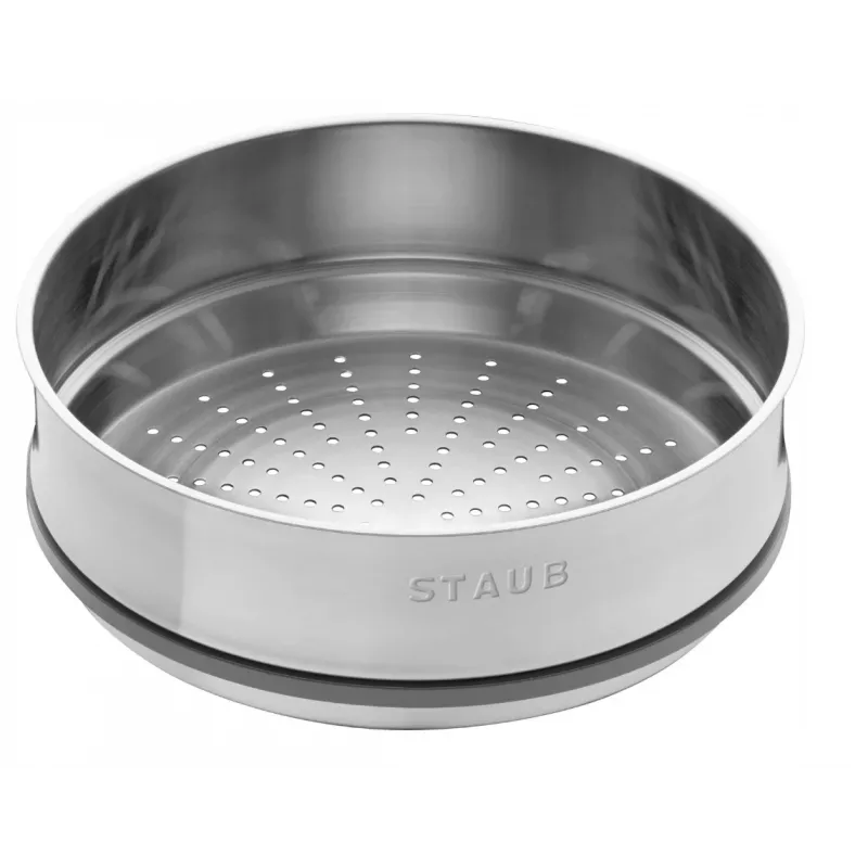STAUB La Cocotte żeliwny okrągły garnek z wkładem 40508-819-0 - 3,8 l grafitowy