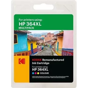 Zestaw kartridży atramentowych Kodak 185H036450 do HP DeskJet 3070A — 3x kartridże CMY o dużej pojemności, 3×11,5 ml, ~3×750 stron