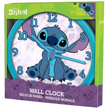 Zegar ścienny Kids Euroswan Stitch 25 cm