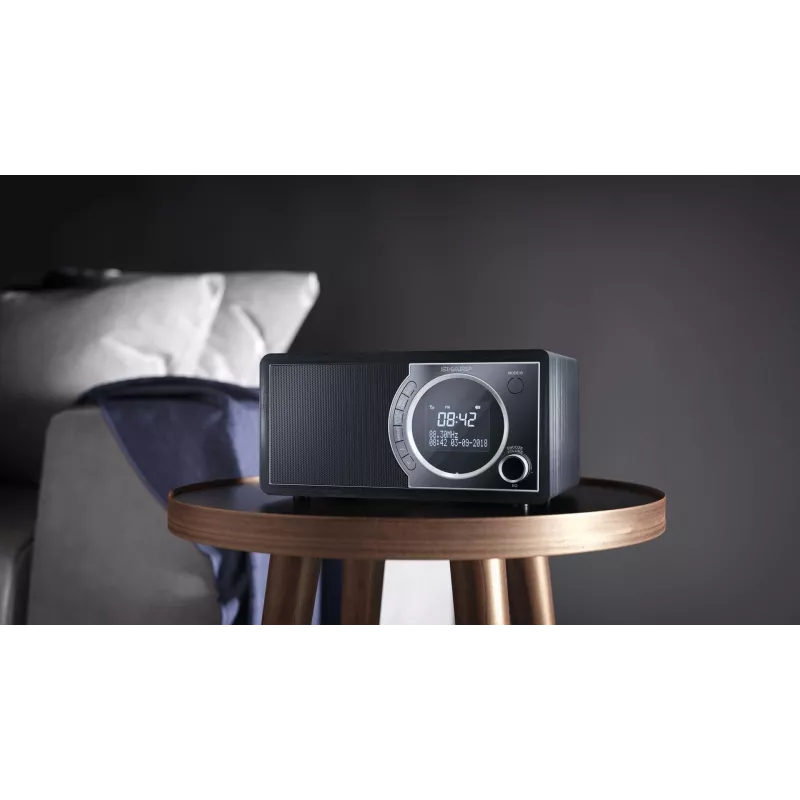 Sharp DR-450 Radio cyfrowe - czarny, osobiste, cyfrowe, DAB, DAB+, FM, 87,5 - 108 MHz, 174,928 - 239,2 MHz, 3 W