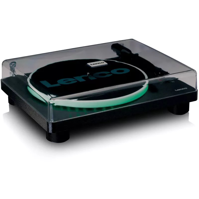 Lenco LS-50LED - Gramofon - 4 W (łącznie) - Czarny (A004784)