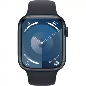 APPLE Watch Series 9 GPS + Cellular 45mm Midnight Aluminiowa koperta z Midnight sportowym paskiem - M/L (MRMD3QF/A)