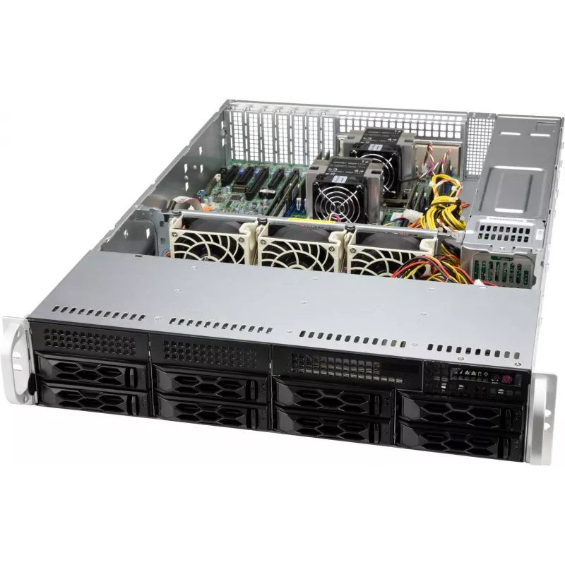 Obudowa komputerowa Supermicro CSE-LA25TQC-R609LP Rack Czarny 600 W
