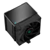 Chłodnica powietrza procesora DeepCool AK500 ZERO DARK 12 cm Czarny