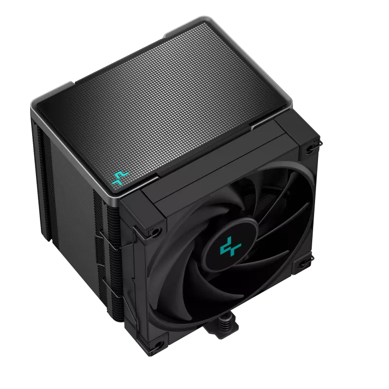 Chłodnica powietrza procesora DeepCool AK500 ZERO DARK 12 cm Czarny