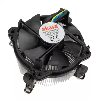 Chłodzenie procesora Akasa AK-955A-BV2 dla Intel Socket T/775, przeznaczone do Pentium 4 do 2,6 GHz