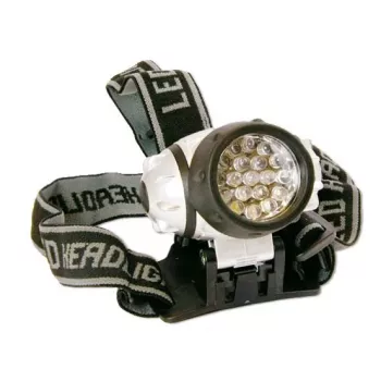 Latarka czołowa Arcas 19 LED, 4 tryby świecenia
