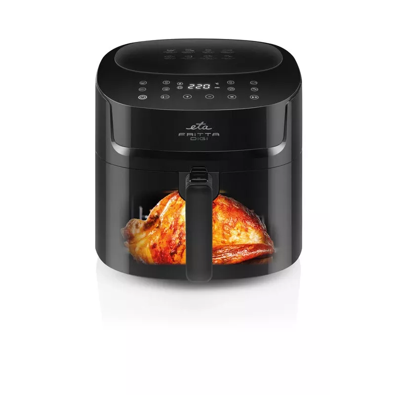 ETA | Frytkownica beztłuszczowa | ETA316890000 Fritta Digi | Moc 1800 W | Pojemność 7,2 L | Technologia gorącego powietrza | Czarny