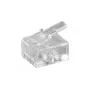 Microconnect KON501-10R złącze przewodowe RJ-11 6P4C przezroczyste