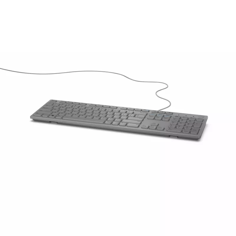 Klawiatura przewodowa Dell - KB216 - US International (QWERTY) – szara / LT grawerowane