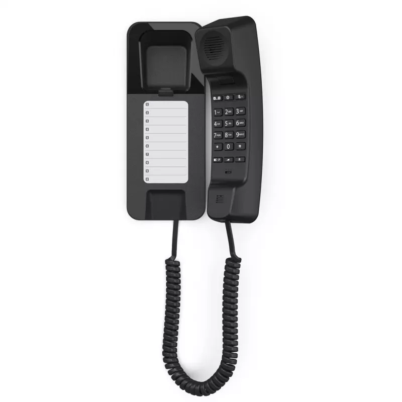 Telefon analogowy Gigaset DESK 200 Czarny Słuchawka przewodowa 10 wpisów