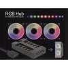 Delock - koncentrator oświetlenia LED RGB - 10 portów - Czarny (64128)