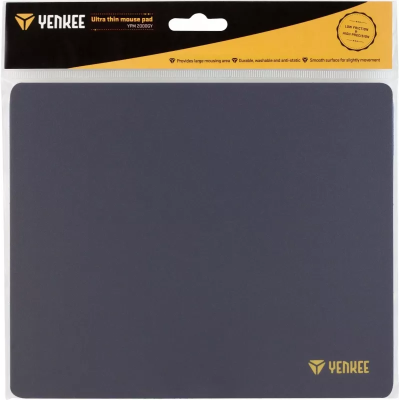 Podkładka pod mysz YENKEE YPM 2000GY 220x180x0,3 mm