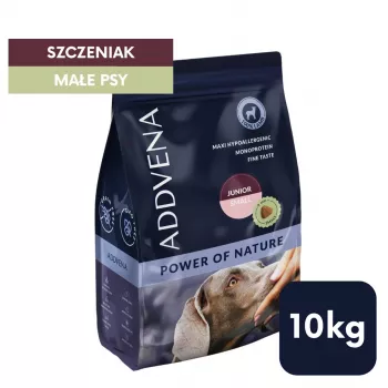 ADDVENA Power of Nature Junior Small Lamb - sucha karma dla psów - 10kg