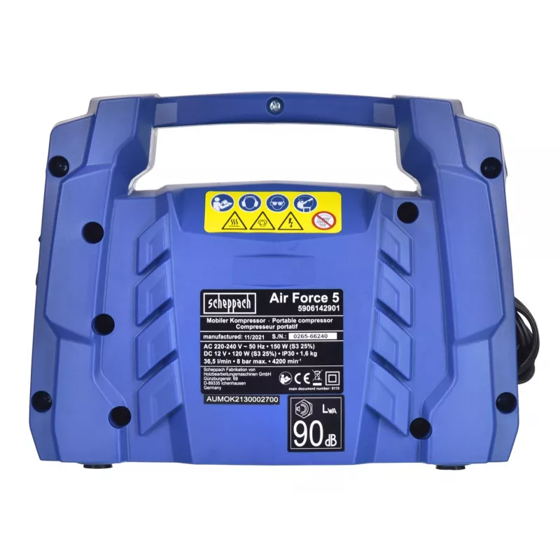 Scheppach AIR-FORCE 5 5906142901 kompresor powietrza 0.2 W AC