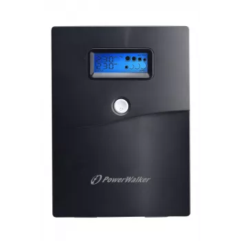 Zasilacz awaryjny UPS PowerWalker VI 3000 SCL FR 3 kVA / 1,8 kW, Line-Interactive, 4x gniazda typu E, akumulator 18 Ah (2×12 V)