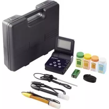 VOLTCRAFT KBM-700 kombinowany przyrząd pomiarowy przewodność, wartość pH, czerwonyox (ORP), temperatura, sól (VC-8813815)