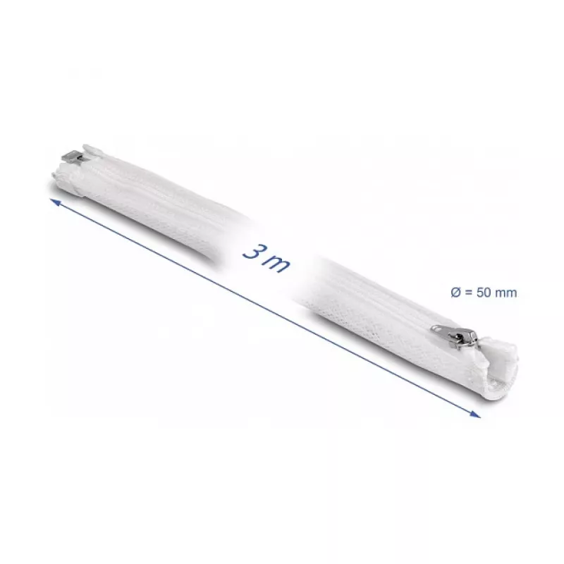 Oplot ochronny DeLOCK 20835 3 m x 50 mm biały