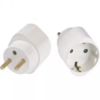 Wtyczka zasilania Typ E Bachmann 921.005 Biała 3P