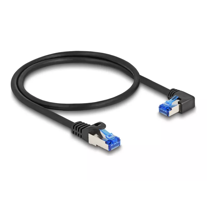 Kabel sieciowy DeLOCK RJ45 Cat.6A S/FTP 0,5m Czarny