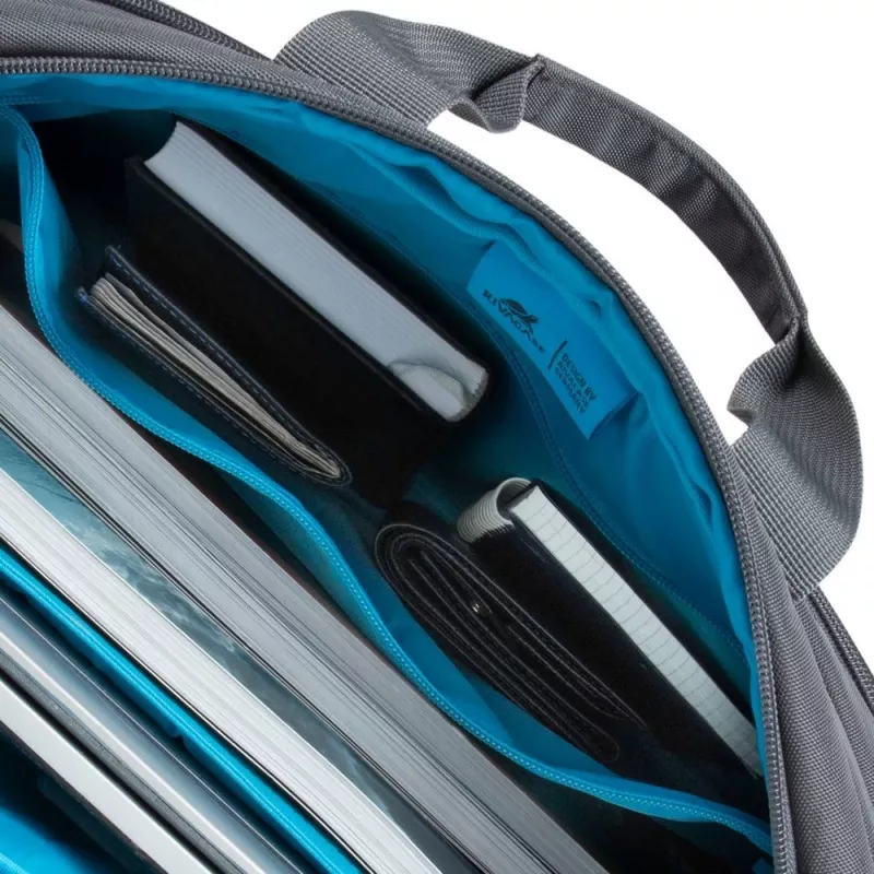 Pokrowiec na laptopa Rivacase Alpendorf Eco do laptopów 16 cali, szary, cienkie etui ochronne