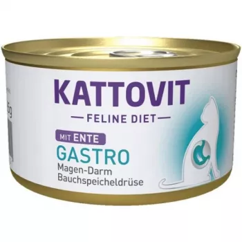KATTOVIT Feline Diet Gastro Duck - mokra karma dla kota - 85g
