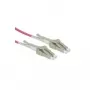ROLINE LWL-Kabel 50/125µm OM4 - LC/LC - Low-Loss-Stecker für hohe Dichte 0,5m - LC - LC - Duplexkabel - 2,8x6 mm - 0,5 mm (0.0197) (21.15.8870)