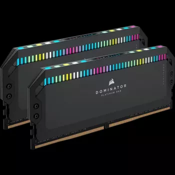 DIMM 32 GB DDR5-6400 (2x 16 GB) Dual-Kit, Arbeitsspeicher schwarz, CMT32GX5M2B6400C32, Dominator Platinum, INTEL XMP