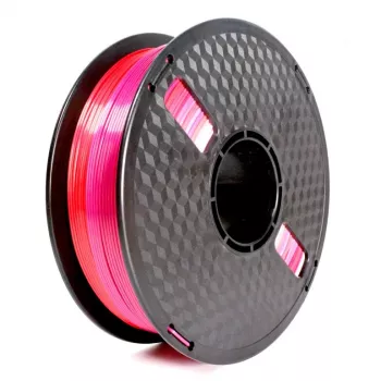 Filament do druku 3D PLA 1,75 mm 1 kg — Flashforge Gembird 3DP-PLA-SK-01-RP, Fioletowy/Czerwony