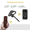 Zestaw słuchawkowy przewodowy/Bluetooth YENKEE YHF F20BK — słuchawka z mikrofonem na kablu do rozmów i dźwięku