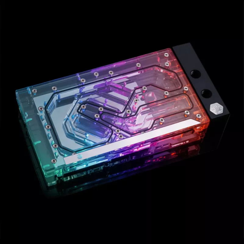 Backplate BitsPower X-TEND active dla RTX 4090 FE — wykończenie akrylowe (BP-VG4090FE-BKP)