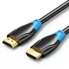 Kabel HDMI Vention AACBN 15 m, HDMI Typ A do Typu A, HDMI 2.0, 18 Gbit/s, ARC, pozłacane styki, czarny