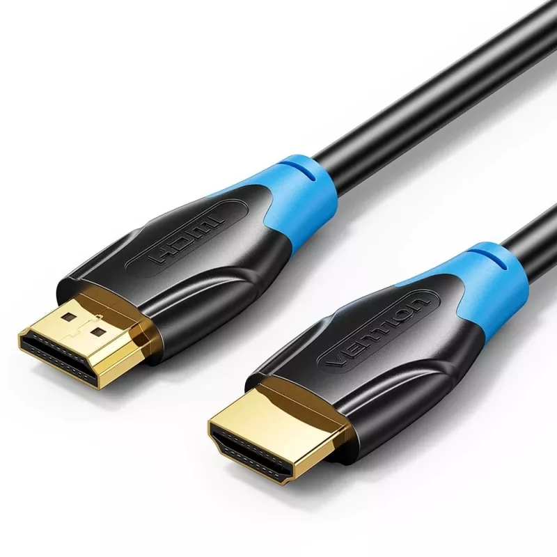 Kabel HDMI Vention AACBN 15 m, HDMI Typ A do Typu A, HDMI 2.0, 18 Gbit/s, ARC, pozłacane styki, czarny