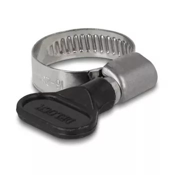 Zacisk motylkowy DeLOCK 19450 16-25mm 10 sztuk Czarny