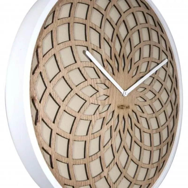 NeXtime klok 3150be Sun Small, Ø35 cm, Ścienny, Beżowy