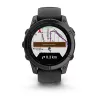 Garmin Fenix E 3,3 cm (1,3) AMOLED 47 mm Cyfrowy 416 x 416 pikseli Ekran dotykowy Czarny Wi-Fi GPS (satelitarny)