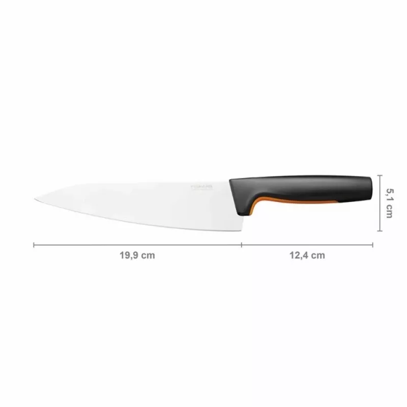 Nóż kuchenny Fiskars 1057534, stal nierdzewna, 1 szt., nóż szefa kuchni