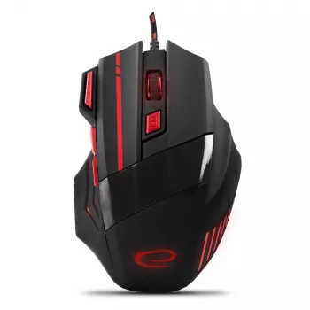 Esperanza EGM201R mysz USB Typu-A Optyczna 2400 DPI Praworęczna