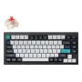 Klawiatura mechaniczna Keychron Q1 Max — USB + RF Bezprzewodowa + Bluetooth, QWERTY Nordic, Czarny, RGB
