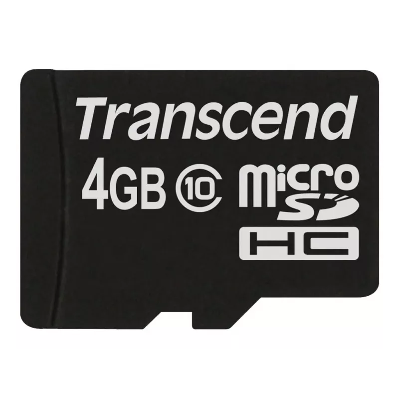 Karta pamięci flash Transcend MicroSDHC 4 GB Class 10 TS4GUSDC10