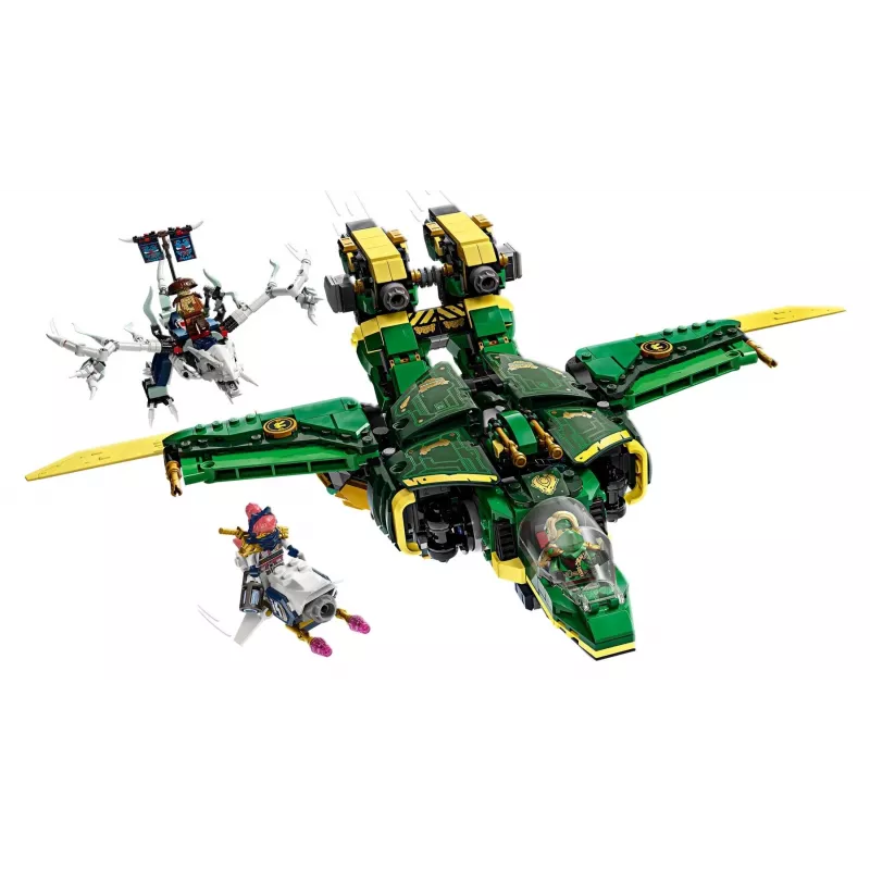 LEGO NINJAGO zestaw 71845 Lloyd’s Jet Mech — 1112 elementów, 5 minifigurek, ruchome skrzydła, wysokość 240 mm
