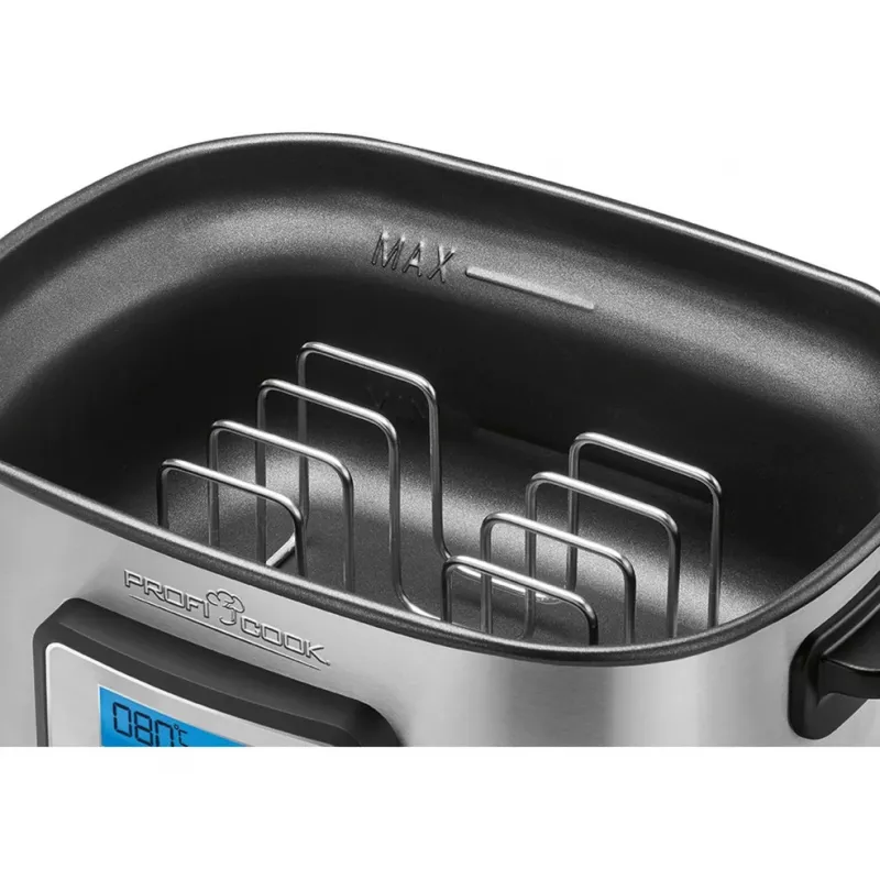 ProfiCook PC-SV 1112 8 L 520 W Czarny, stal nierdzewna