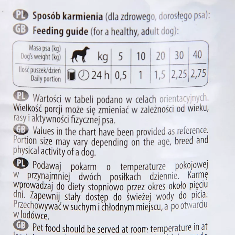 Mokra karma dla psa Dolina Noteci Trout Adult 800 g — bezzbożowa, 12% białka, 6% tłuszczu
