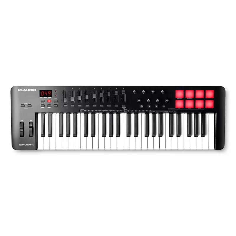 M-AUDIO Oxygen 49 (MKV) Klawiatura MIDI 49 klawiszy USB Czarna