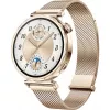 Smartwatch HUAWEI WATCH GT5 41 mm — 1,32 cala AMOLED, 466×466, 323 mAh, koperta ze stali nierdzewnej, złota bransoleta