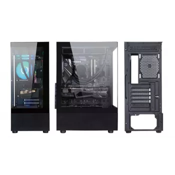Obudowa | GOLDEN TIGER | Obsługiwane formaty płyt głównych ATX/micro ATX | Czarna | Midi Tower | Raider DK-6 | RAIDERDK6
