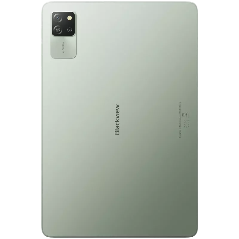 Blackview Tab 60 WiFi 4GB/128GB, 10,1-calowy HD IPS 800x1340, ośmiordzeniowy 1,8 GHz, aparat 5 MP przedni/8 MP tylny, bateria 5100 mAh, USB typu C, Android 14, zielony